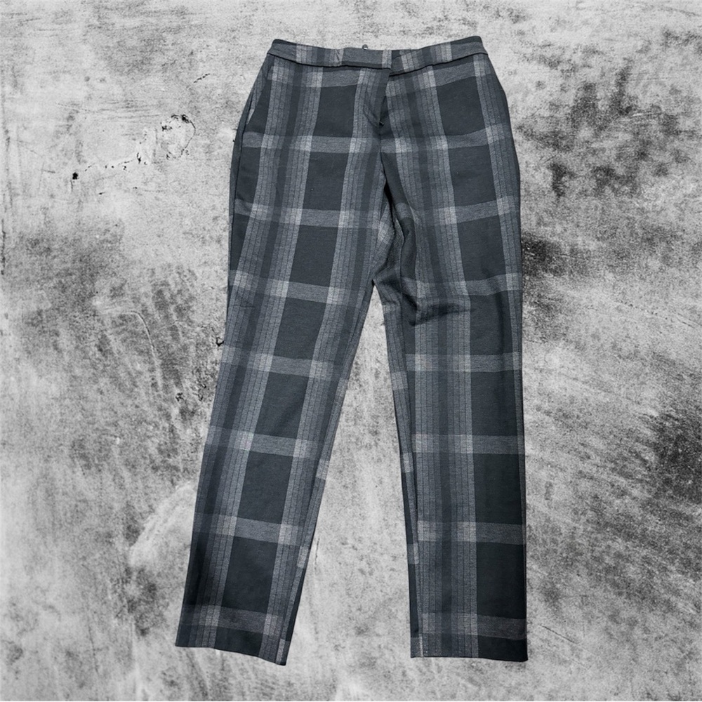 Carolina Belle Black Dress and Gray Plaid Dress Pants size 8